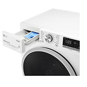 LG 7 kg Tvättmaskin(Vit) - Energiklass D, AI DD™, Smart Diagnosis™ , P2A3QN1WSE