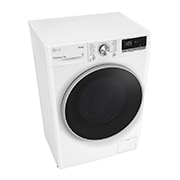 LG 7 kg Tvättmaskin(Vit) - Energiklass D, AI DD™, Smart Diagnosis™ , P2A3QN1WSE
