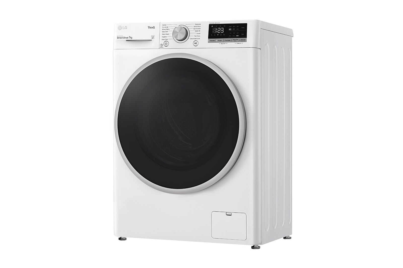 LG 7 kg Tvättmaskin(Vit) - Energiklass D, AI DD™, Smart Diagnosis™ , P2A3QN1WSE