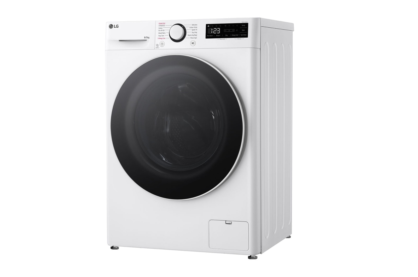 LG Slim 8 kg / 5 kg Tvättmaskin/Torktumlare(Vit) - Steam, Energiklass A/E, AI DD™, Smart Diagnosis™, 47,5cm djup, P2Y5PRP0W