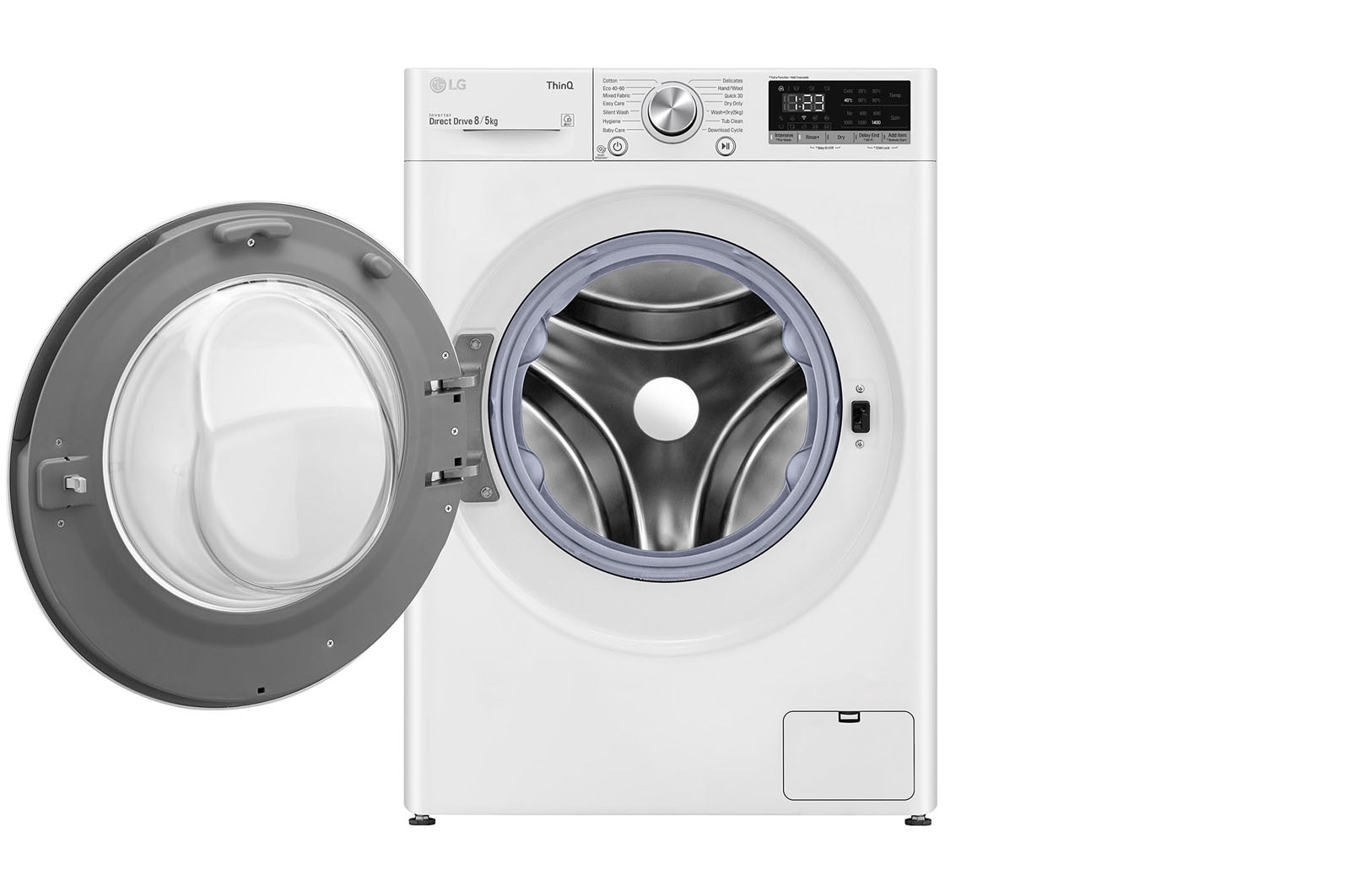 LG 7 kg / 5 kg Tvättmaskin/Torktumlare(Vit) - Energiklass E,  AI DD™, Smart Diagnosis™ med Wi-Fi, F2DV507N1WS