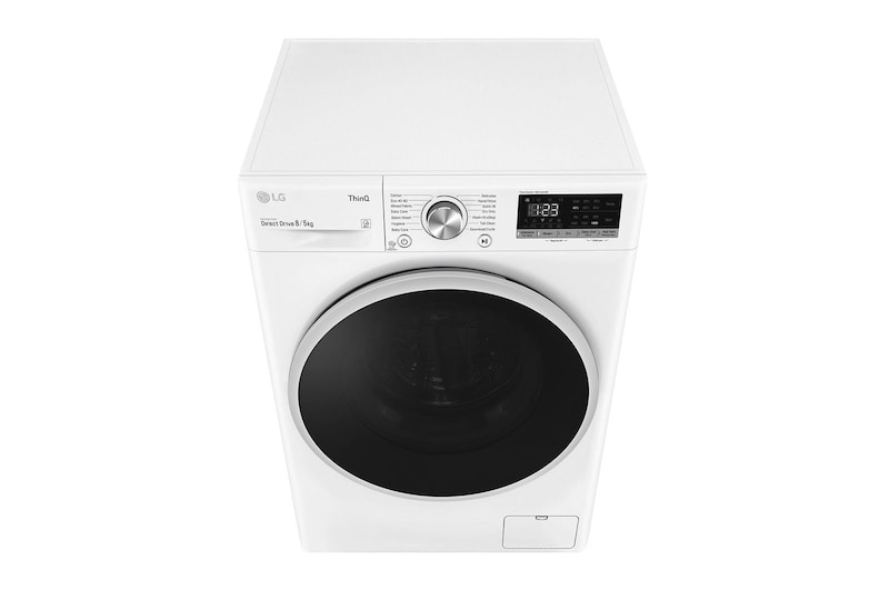 LG 7 kg / 5 kg Tvättmaskin/Torktumlare(Vit) - Energiklass E,  AI DD™, Smart Diagnosis™ med Wi-Fi, W2DV507N0WS