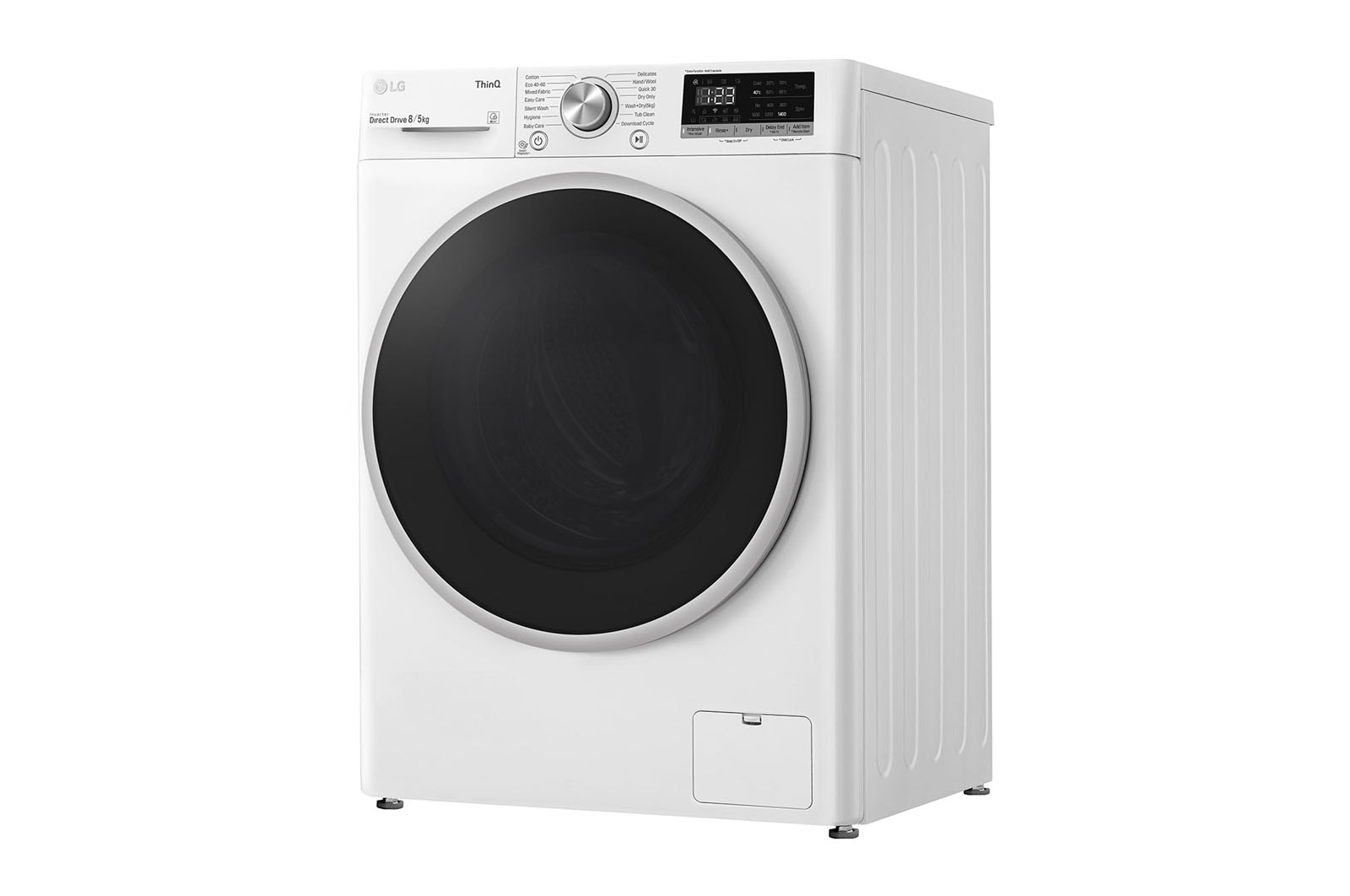 LG 7 kg / 5 kg Tvättmaskin/Torktumlare(Vit) - Energiklass E,  AI DD™, Smart Diagnosis™ med Wi-Fi, F2DV507N1WS