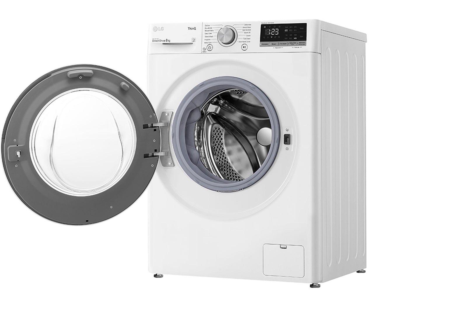 LG 8 kg Tvättmaskin(Vit) - Energiklass D, AI DD™, Smart Diagnosis™ med Wi-Fi, P4AOTN1W