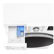 LG 8 kg Tvättmaskin(Vit) - Energiklass D, AI DD™, Smart Diagnosis™ med Wi-Fi, P4AOTN1W