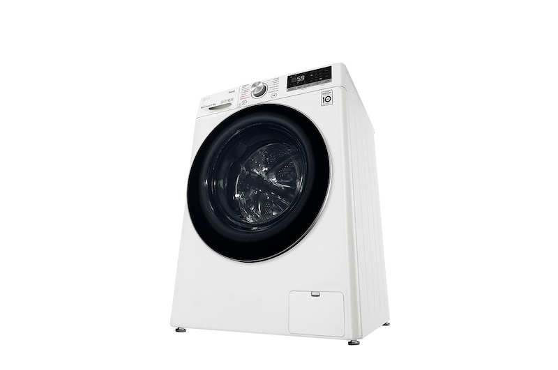 LG 9 kg / 6 kg Tvättmaskin/Torktumlare(Vit) - Steam, Energiklass E, TurboWash™, AI DD™, Smart Diagnosis™ med Wi-Fi, CV50V6S2EE