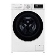 Vy framifrån av 9 kg / 6 kg Tvättmaskin/Torktumlare(Vit) - Steam, Energiklass E, TurboWash™, AI DD™, Smart Diagnosis™ med Wi-Fi P4AQVH1WE