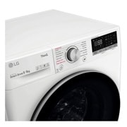 LG 9 kg / 6 kg Tvättmaskin/Torktumlare(Vit) - Steam, Energiklass E, TurboWash™, AI DD™, Smart Diagnosis™ med Wi-Fi, P4AQVH1WE