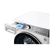 LG 10.5 kg Tvättmaskin(Vit) - Steam+, Energiklass A, , TurboWash360™, AI DD™, Smart Diagnosis™ med Wi-Fi, P4AVJS2WE