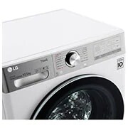LG 10.5 kg Tvättmaskin(Vit) - Steam+, Energiklass A, , TurboWash360™, AI DD™, Smart Diagnosis™ med Wi-Fi, P4AVJS2WE