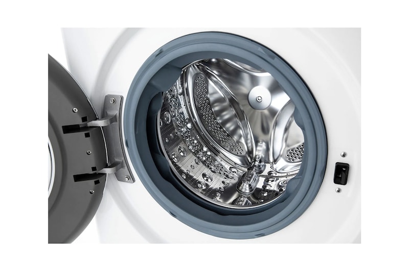 LG 10.5 kg Tvättmaskin(Vit) - Steam+, Energiklass A, , TurboWash360™, AI DD™, Smart Diagnosis™ med Wi-Fi, P4AVJS2WE