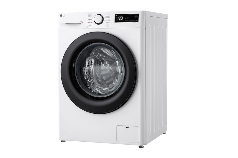 LG 11 kg Tvättmaskin(Vit) - Steam, Energiklass A, TurboWash360™, AI DD™, Smart Diagnosis™, P4Y5EYW6WY