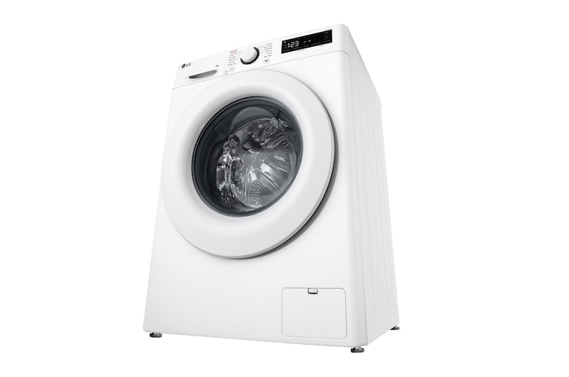 LG 9 kg Tvättmaskin(Vit) - Steam, Energiklass A, AI DD™, Smart Diagnosis™ , P4Y5VYW3W