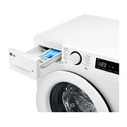 LG 9 kg Tvättmaskin(Vit) - Steam, Energiklass A, AI DD™, Smart Diagnosis™ , P4Y5VYW3W
