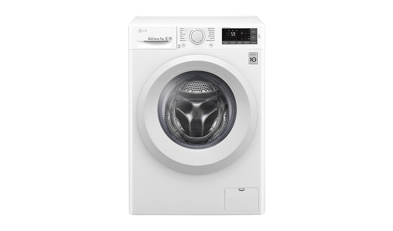 Vy framifrån av 1-7 kg  6 Motion Direct Drive tvättmaskin, NFC, energiklass A&#43;&#43;&#43; ( -30%) Q5J5QN3W
