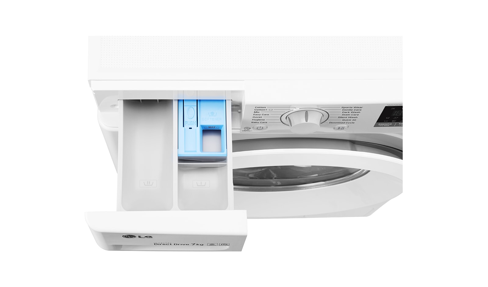 LG 1-7 kg  6 Motion Direct Drive tvättmaskin, NFC, energiklass A+++ ( -30%), Q5J5QN3W