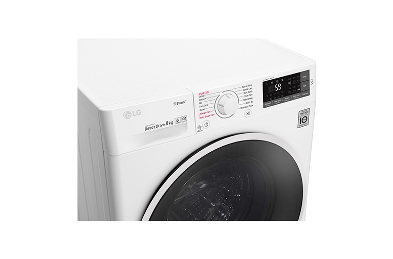 LG 1-8 kg Spa Steam & NFC, 6 Motion Direct Drive tvättmaskin, Q5J6TY0W