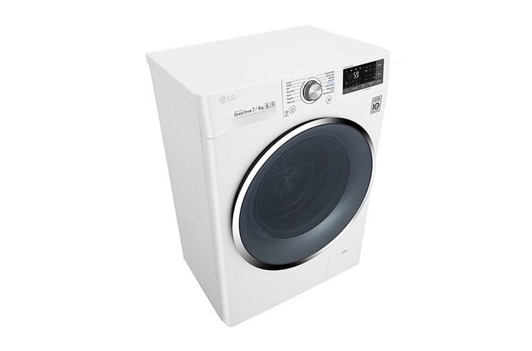 LG 1-7 kg / 1-4 kg 6 Motion Direct Drive Kombinerad tvätt/tork, slim 45cm djup, Wi-Fi & energiklass B, W3J7HM2W