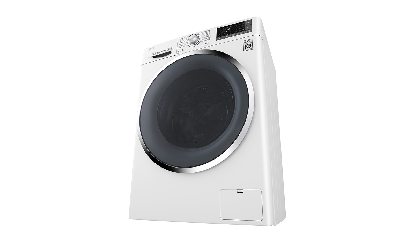 LG 1-7 kg / 1-4 kg 6 Motion Direct Drive Kombinerad tvätt/tork, slim 45cm djup, Wi-Fi & energiklass B, W3J7HM2W