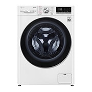 Vy framifrån av 9 kg / 6 kg Tvättmaskin/Torktumlare(Vit) - Steam, Energiklass E, TurboWash™, AI DD™, Smart Diagnosis™ med Wi-Fi W4DV709H1W