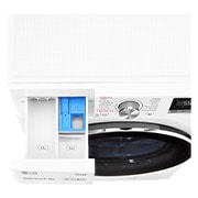 LG 9 kg / 6 kg Tvättmaskin/Torktumlare(Vit) - Steam, Energiklass E, TurboWash™, AI DD™, Smart Diagnosis™ med Wi-Fi, W4DV709H1W