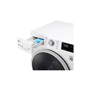 LG 8 kg Tvättmaskin(Vit) - Steam, Energiklass C, AI DD™, Smart Diagnosis™ , W4WV408S1WE