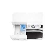 LG 8 kg Tvättmaskin(Vit) - Steam, Energiklass C, AI DD™, Smart Diagnosis™ , W4WV408S1WE