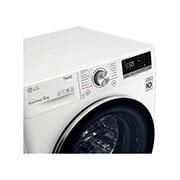 LG 12 kg Tvättmaskin(Vit) - Steam, Energiklass B, TurboWash™, AI DD™, Smart Diagnosis™ med Wi-Fi, W4WV712S1W
