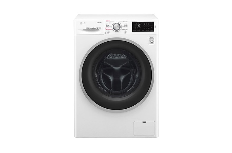 Vy framifrån av 1-8 kg Spa Steam &amp; NFC, 6 Motion Direct Drive tvättmaskin, energiklass A&#43;&#43;&#43; ( -30%) W5J6TY1W