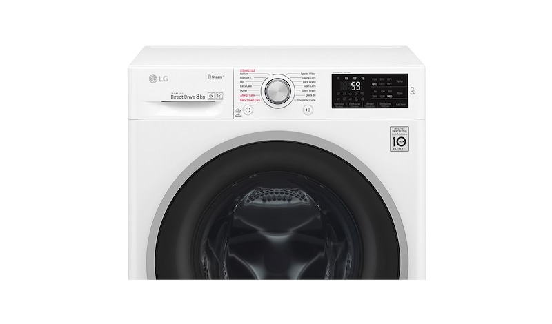 LG 1-8 kg Spa Steam & NFC, 6 Motion Direct Drive tvättmaskin, energiklass A+++ ( -30%), W5J6TY1W