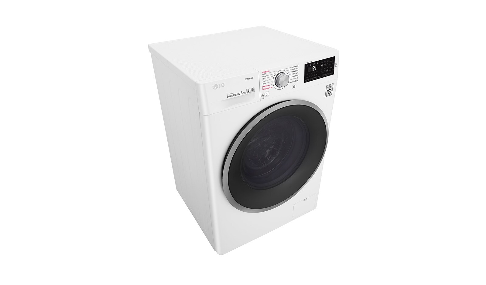 LG 1-8 kg Spa Steam & NFC, 6 Motion Direct Drive tvättmaskin, energiklass A+++ ( -30%), W5J6TY1W