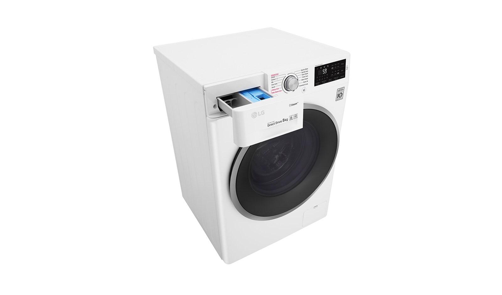 LG 1-8 kg Spa Steam & NFC, 6 Motion Direct Drive tvättmaskin, energiklass A+++ ( -30%), W5J6TY1W