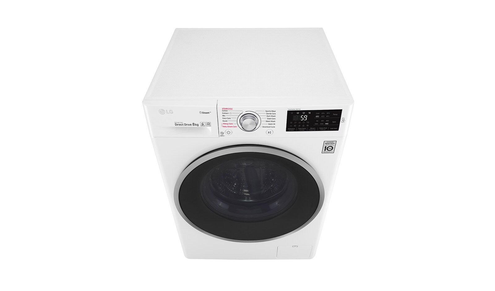 LG 1-8 kg Spa Steam & NFC, 6 Motion Direct Drive tvättmaskin, energiklass A+++ ( -30%), W5J6TY1W