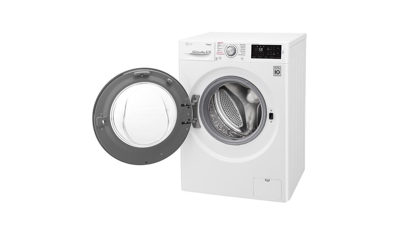 LG 1-8 kg Spa Steam & NFC, 6 Motion Direct Drive tvättmaskin, energiklass A+++ ( -30%), W5J6TY1W