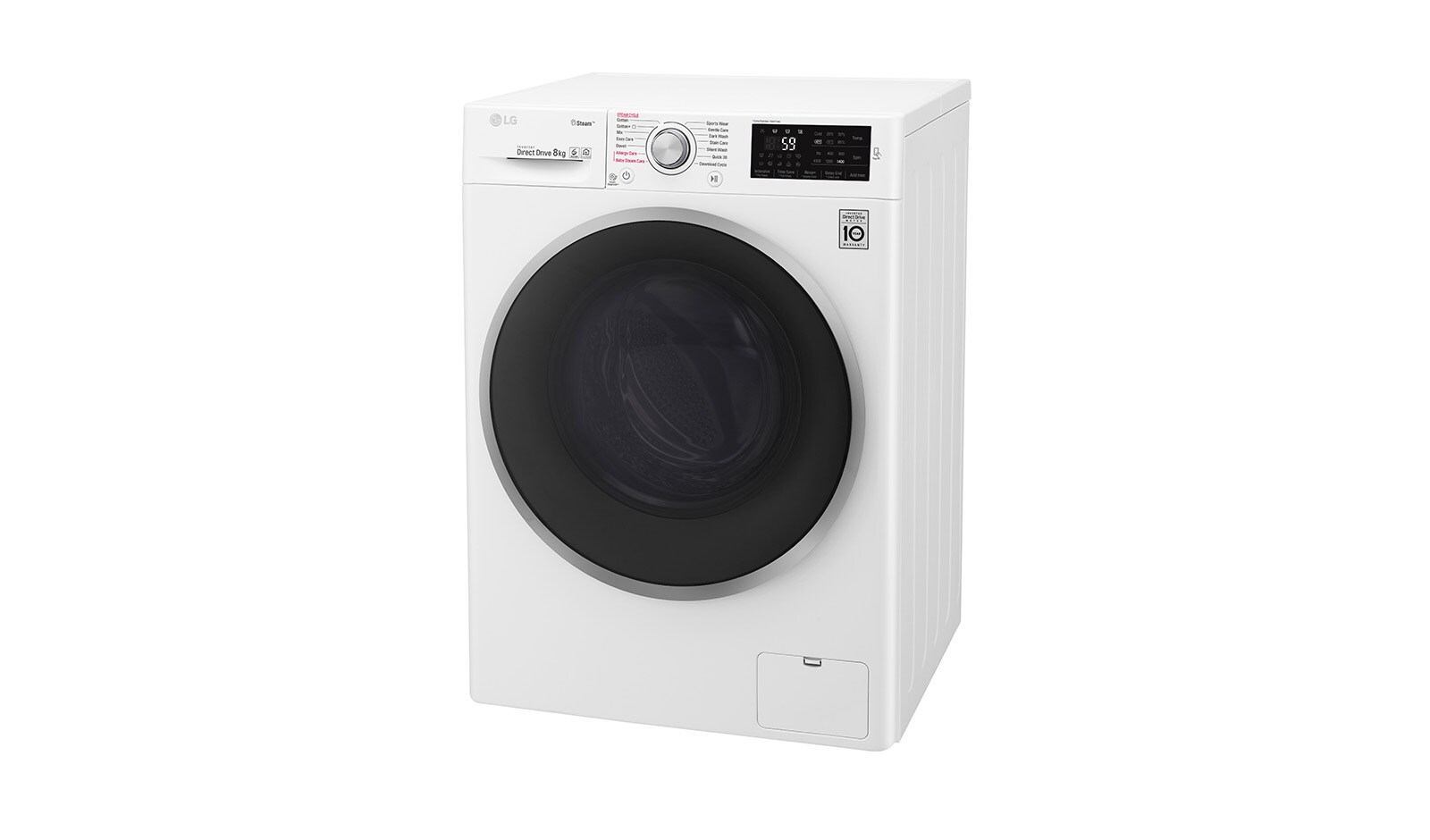 LG 1-8 kg Spa Steam & NFC, 6 Motion Direct Drive tvättmaskin, energiklass A+++ ( -30%), W5J6TY1W