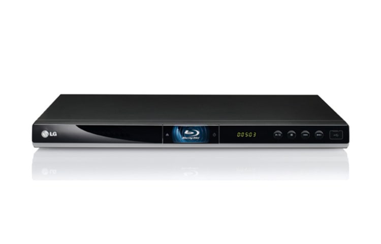 Vy framifrån av Smidig Blu-ray spelare med allt du behöver BD350