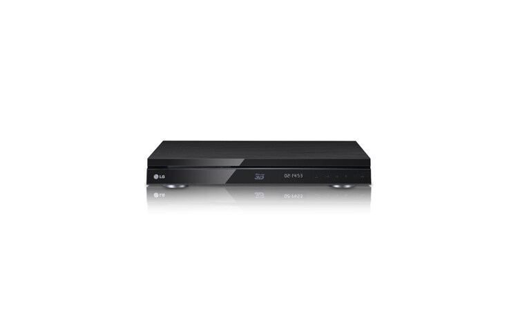 Vy framifrån av LG:s bästa inspelningsbara 3D Blu-ray-spelare med dubbla HD tuners och 500GB hårddisk HR925N