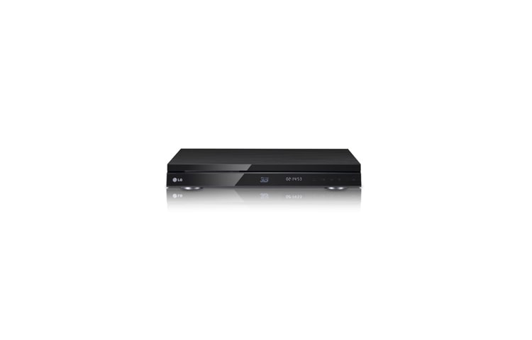 Vy framifrån av LGs bästa inspelningsbara 3D Blu-ray-spelare med dubbla HD tuners och 1TB hårddisk HR929N
