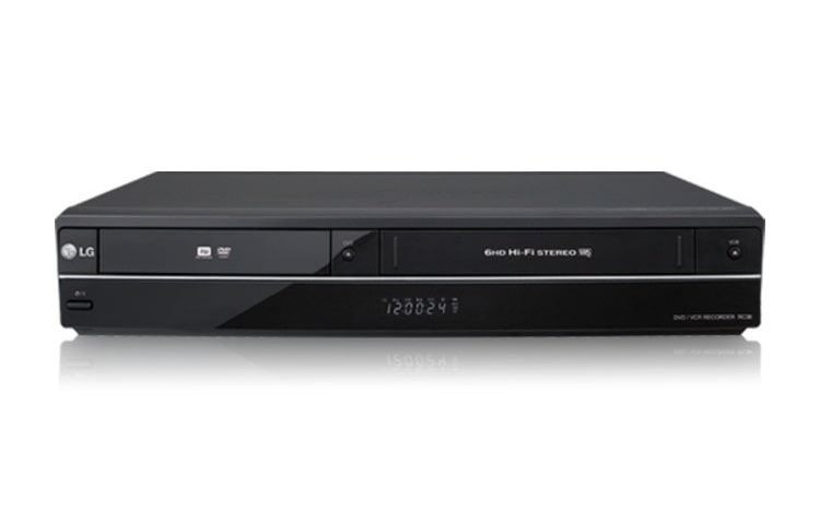 Vy framifrån av LG Digital Combi Recorder RC388