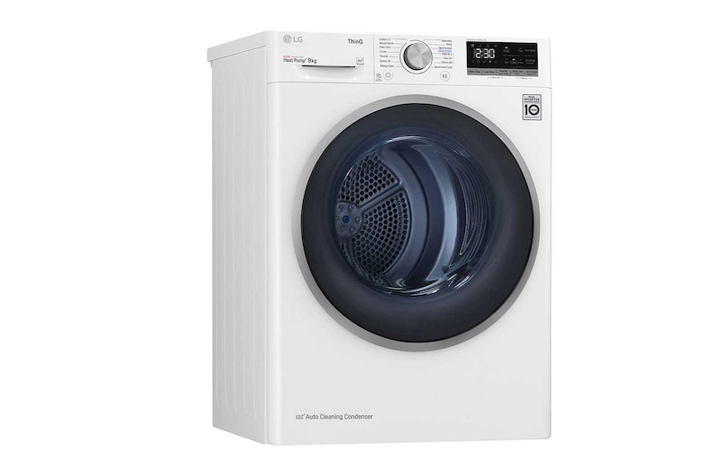 LG 9-kg DUAL Inverter Heat Pump™ -torktumlare med ™ Eco Hybrid™ och värmepumpsteknologi, F0RV509N1WD
