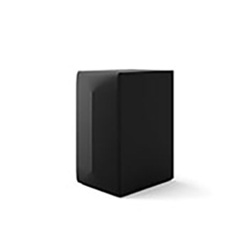 Vinklad vy från ovan av LG Soundbar NS70TR:s sidohörn