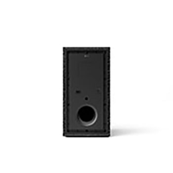 Vinklad vy av LG Soundbar NS70TR:s baksida