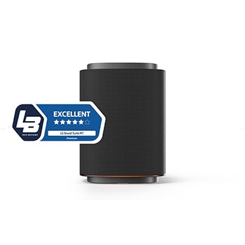 Vy framifrån av LG Sound Suite M7, 2.1.1 Satellithögtalare, Utöka din ljudupplevelse M7