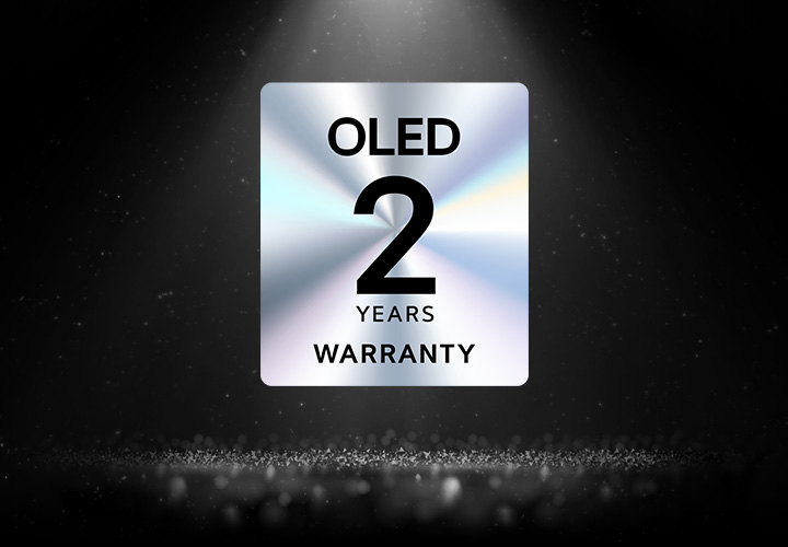 2 ÅRS INBRÄNNINGSGARANTI för UltraGear OLED-spelskärm.