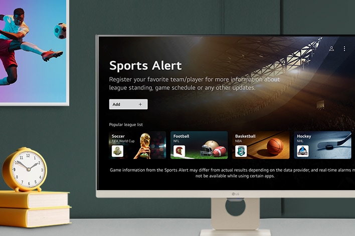 webOS 23 – Sports.