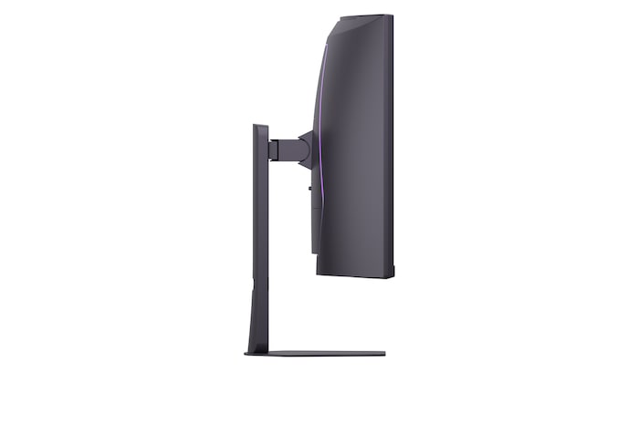 front view of the monitor with the stand down