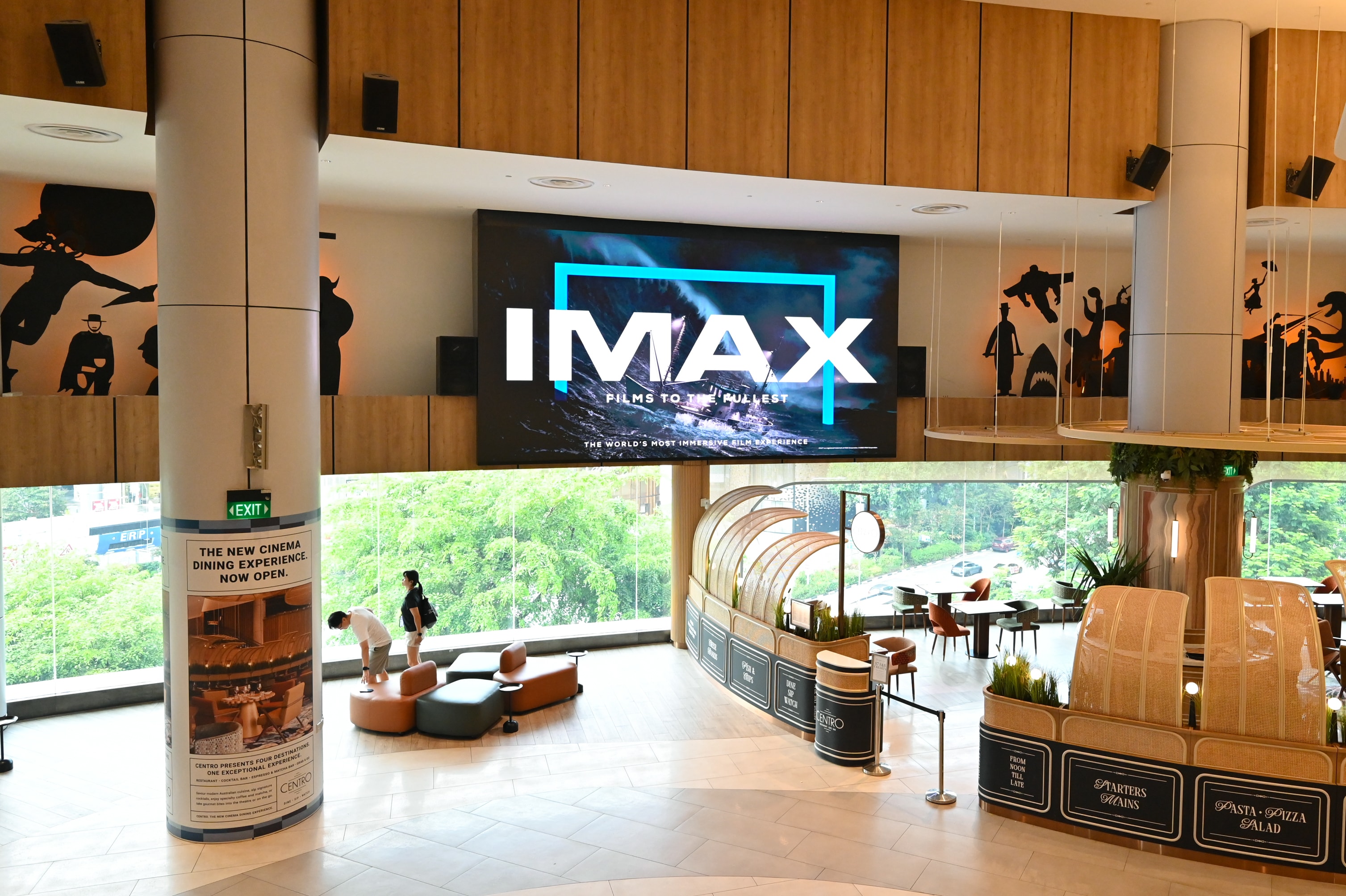 Indoor LED display, LSCC025, shown inside Shaw @ Lido