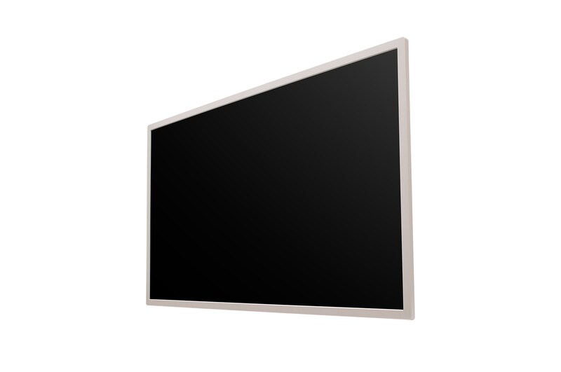 -45 degree side view of LG 31.5” E-paper Display
