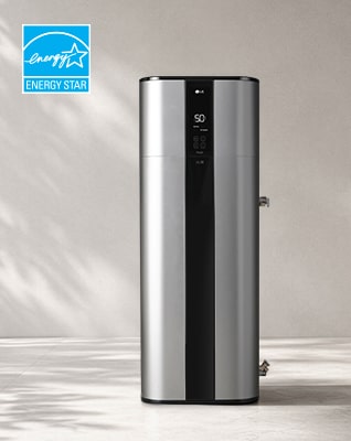 LG Residential Water Heaters with ENERGY STAR award logos