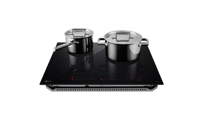 Compatibility_LG induction image of the same size is composited on the installed gas.